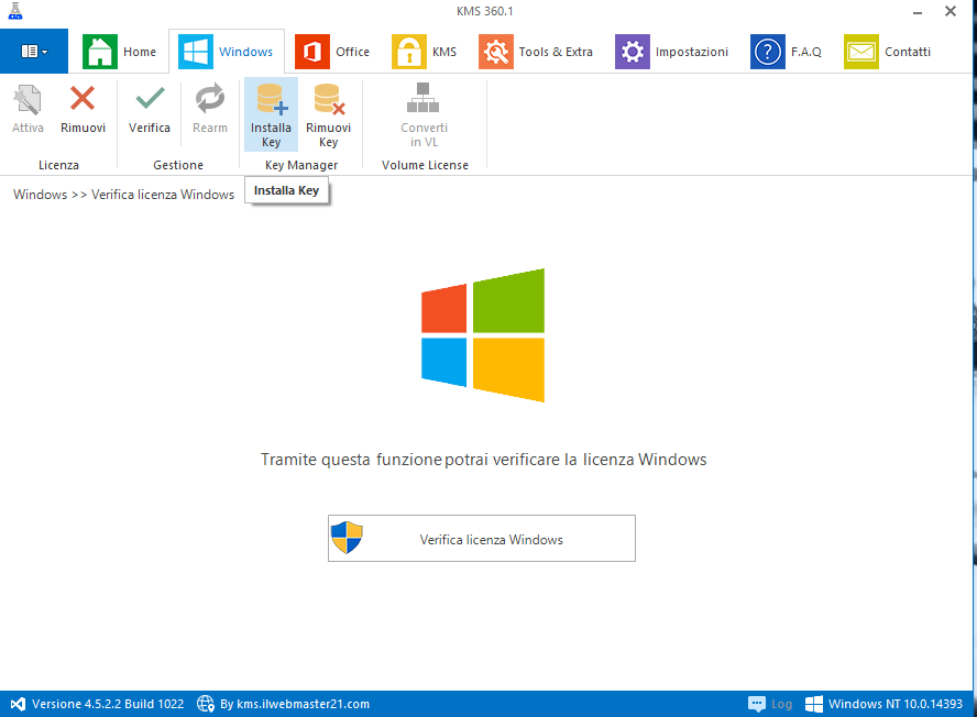 KMS 360.1: attivate Windows ed Office per sempre