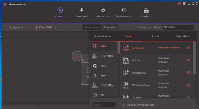 Wondershare Video Converter Ultimate: gestite al meglio i filmati! 4 video converter ultimate formati