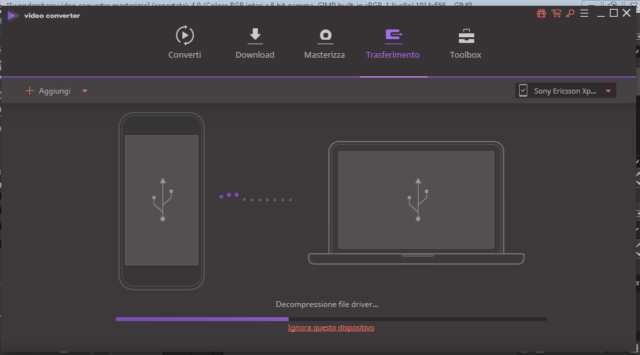 Wondershare Video Converter Ultimate: gestite al meglio i filmati! 7 wondershare video converter trasferimento