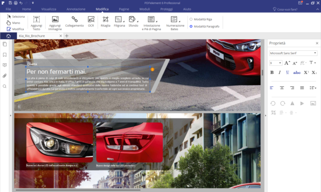 pdfelement modifica