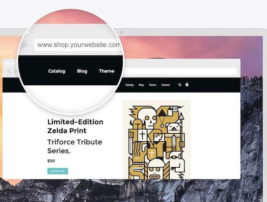 Shopify: la ricerca dominio 1 shopify web